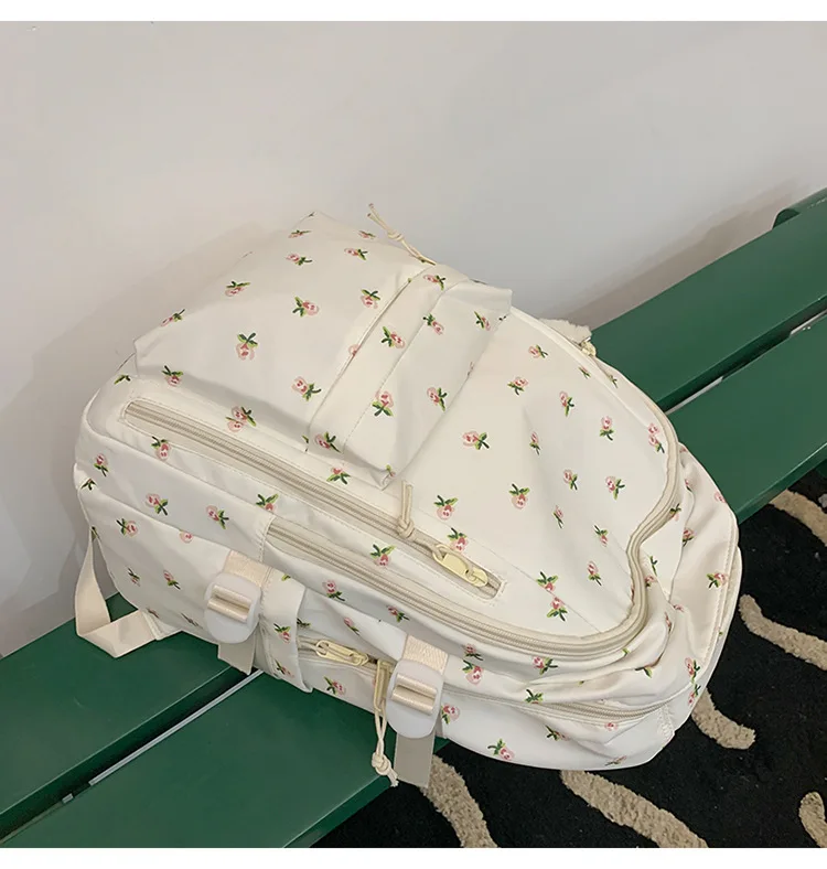 Cute Backpack Girls Fashion School Bag Large Capacity Student Schoolbag For Teenage Portable Travel Storage Bag for Kids Bookbag