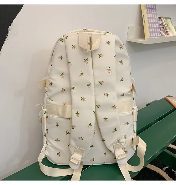Cute Backpack Girls Fashion School Bag Large Capacity Student Schoolbag For Teenage Portable Travel Storage Bag for Kids Bookbag