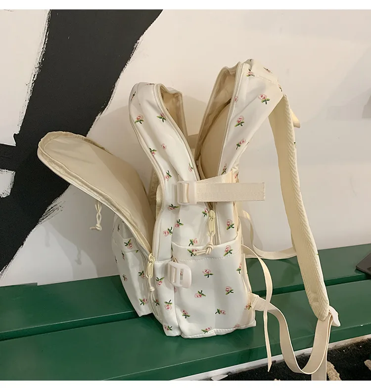 Cute Backpack Girls Fashion School Bag Large Capacity Student Schoolbag For Teenage Portable Travel Storage Bag for Kids Bookbag