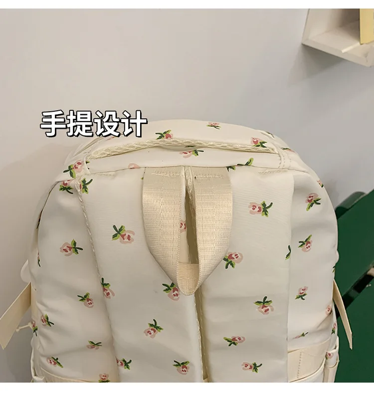 Cute Backpack Girls Fashion School Bag Large Capacity Student Schoolbag For Teenage Portable Travel Storage Bag for Kids Bookbag