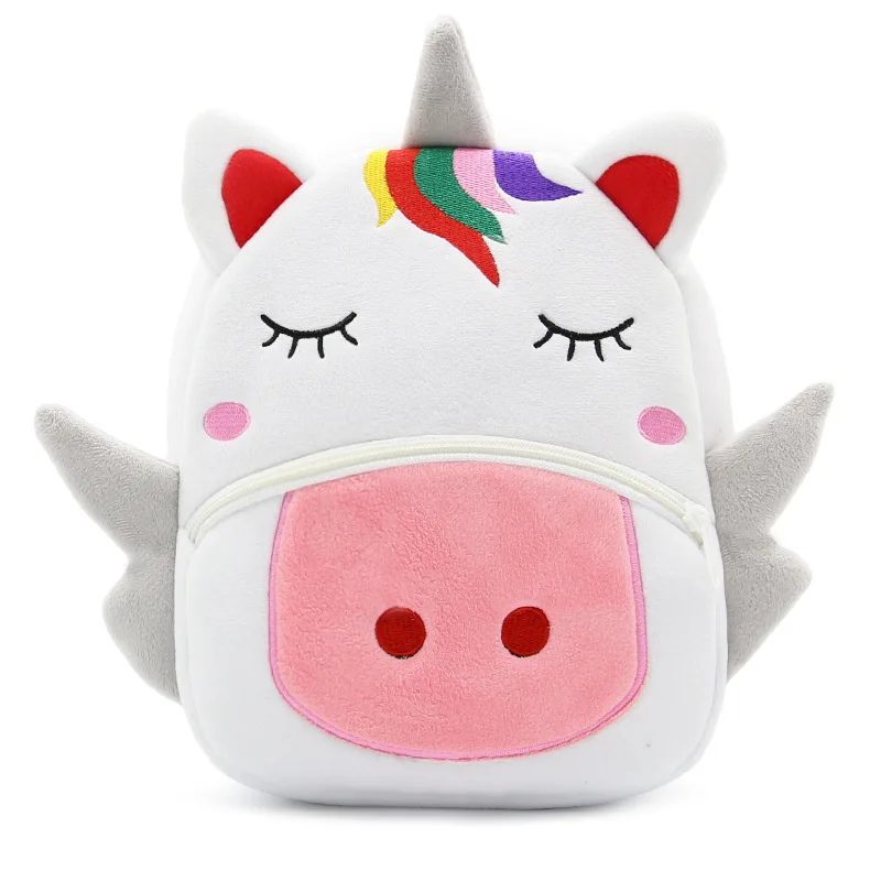3D Cartoon Animals Children Backpacks for Girls Boys Soft Plush Kindergarten Kids School Bag Kawaii Children SchoolBags