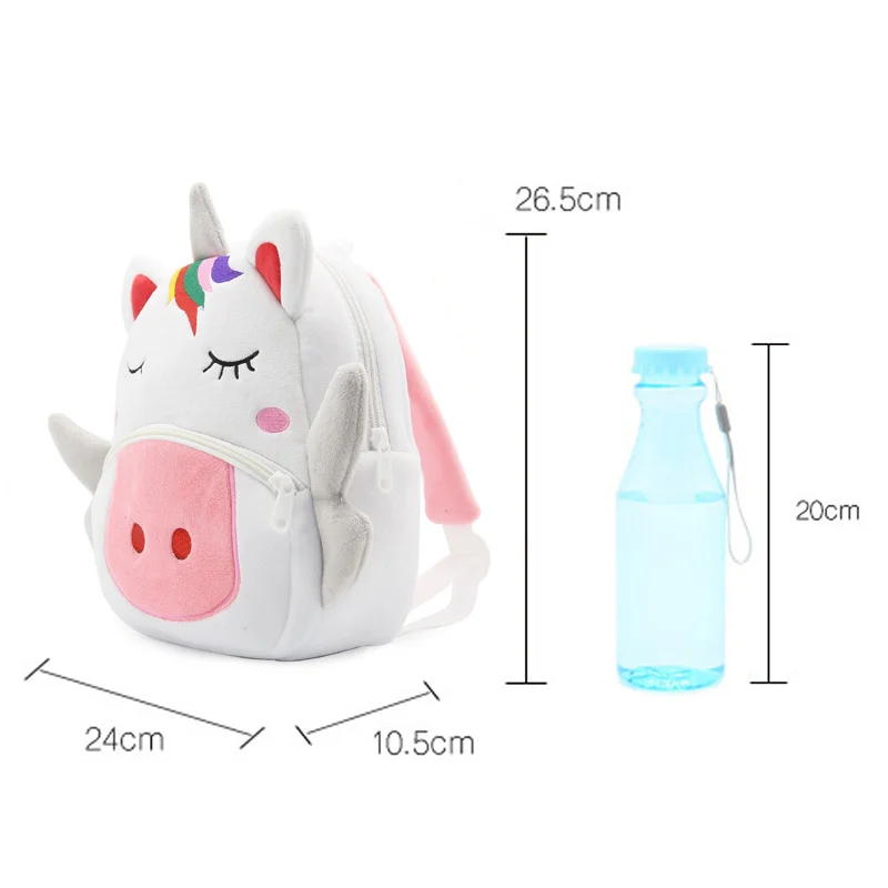 3D Cartoon Animals Children Backpacks for Girls Boys Soft Plush Kindergarten Kids School Bag Kawaii Children SchoolBags