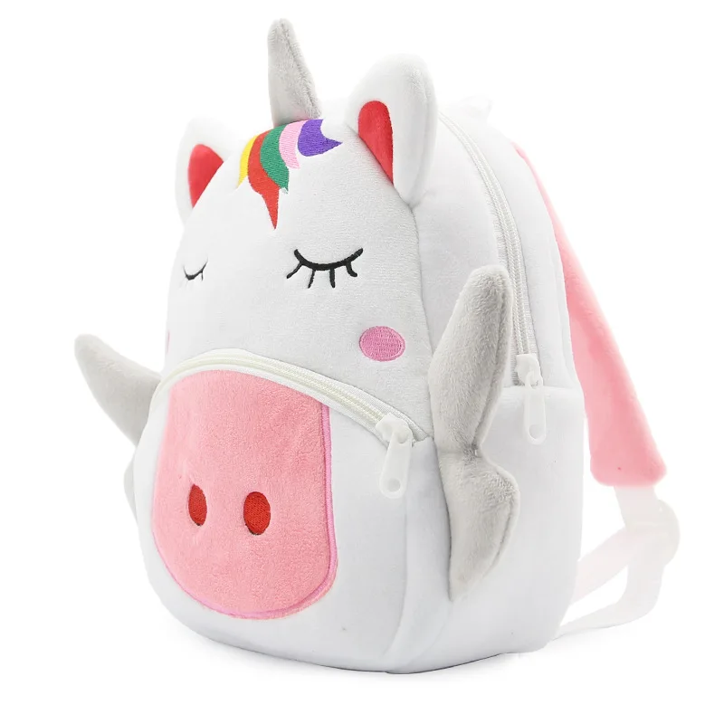 3D Cartoon Animals Children Backpacks for Girls Boys Soft Plush Kindergarten Kids School Bag Kawaii Children SchoolBags
