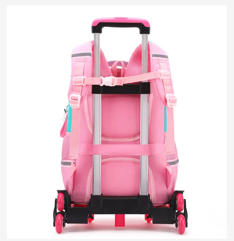 School Wheeled Backpack For Girls School Trolley Bags With Wheels School Rolling Backpack For Boys Wheeled Backpack Bag For Kids