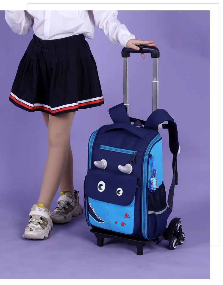 School Wheeled Backpack For Girls School Trolley Bags With Wheels School Rolling Backpack For Boys Wheeled Backpack Bag For Kids