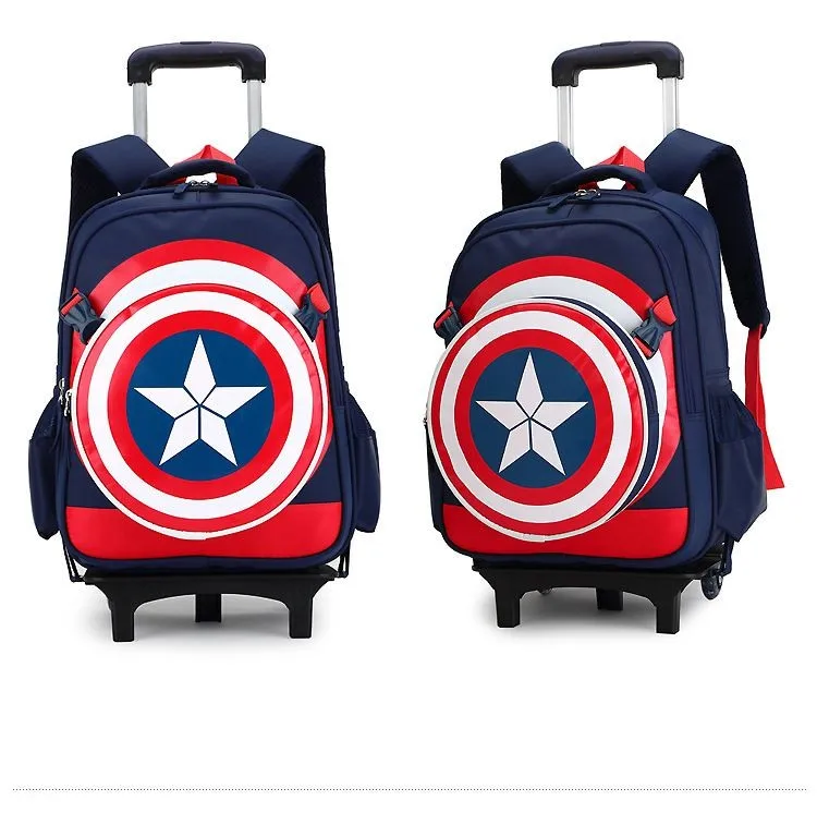 kids School trolley bag for boys Children school wheeled backpack Mochilas school bag with wheels School Rolling backpack Bags