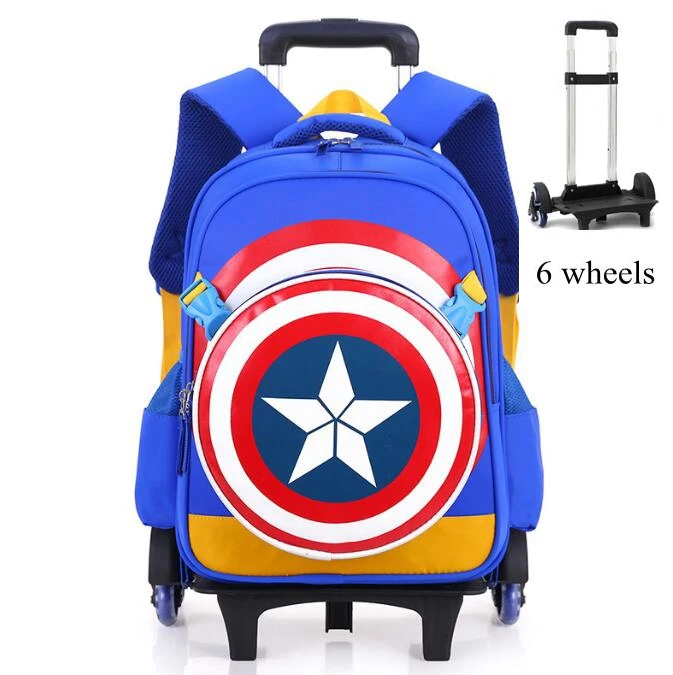kids School trolley bag for boys Children school wheeled backpack Mochilas school bag with wheels School Rolling backpack Bags