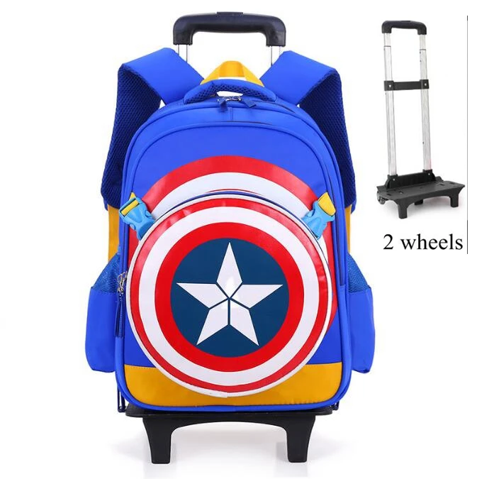 kids School trolley bag for boys Children school wheeled backpack Mochilas school bag with wheels School Rolling backpack Bags