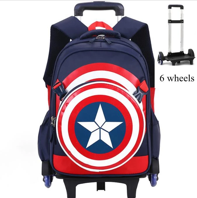 kids School trolley bag for boys Children school wheeled backpack Mochilas school bag with wheels School Rolling backpack Bags