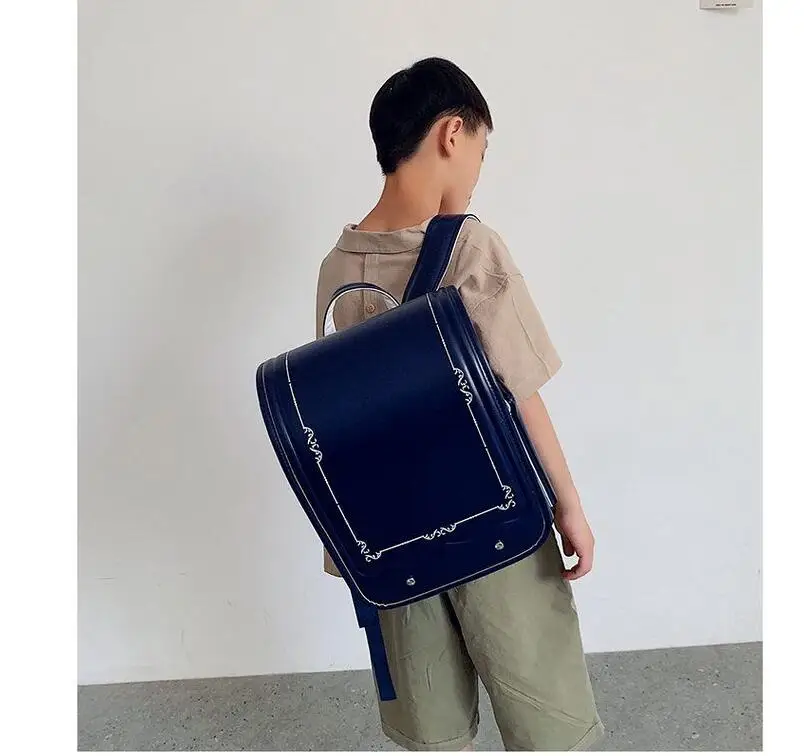 School Randoseru Backpack for girls Japanese School Bag for boys Japan PU leather school Bookbag randoseru Japanese Backpack