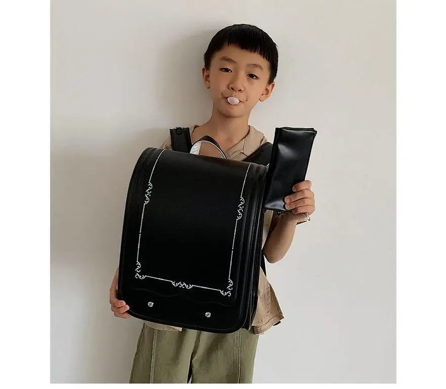 School Randoseru Backpack for girls Japanese School Bag for boys Japan PU leather school Bookbag randoseru Japanese Backpack