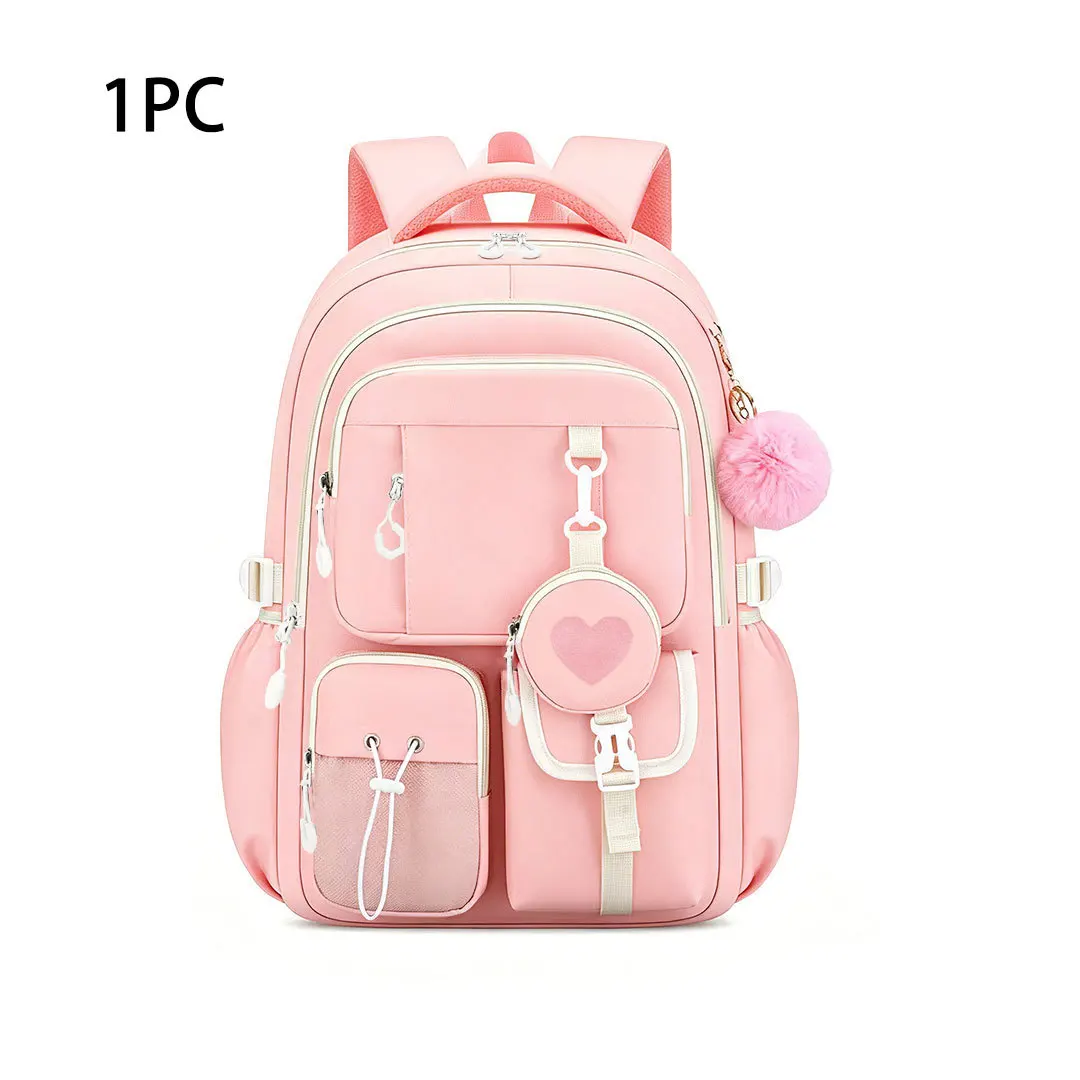 Children School Bags for Teenage Girls Set Schoolbag Kawaii Primary School 3Pcs Junior High School Backpack Kids Travel Rucksack