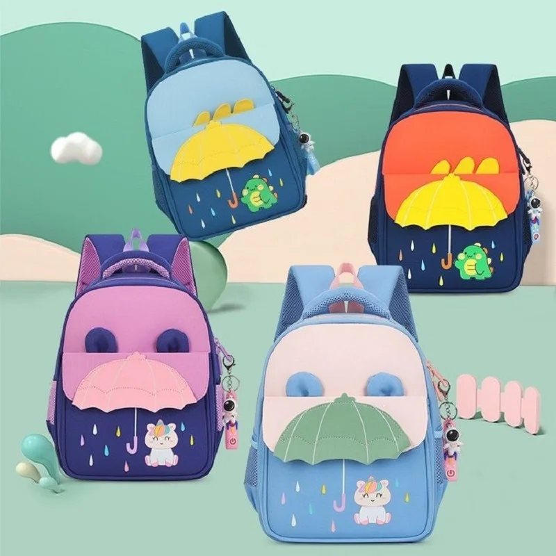 2026 New Cute Children's Kindergarten Bags Fashion Cartoon Animal School Backpack Girls Lovely Small Schoolbags