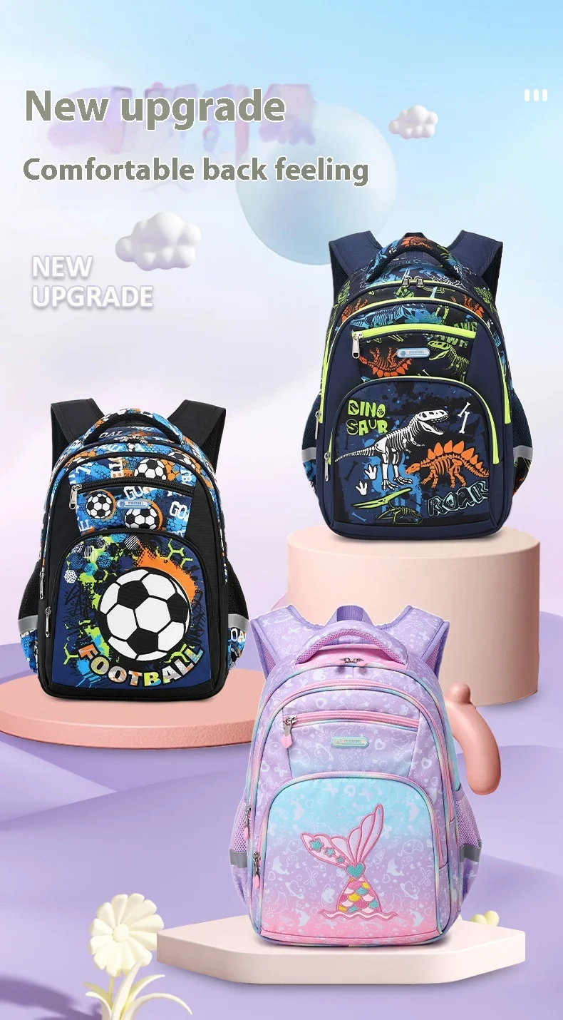Printing Football Backpack for Children Schoolbag Backpack Travel School Bags for Teenage Boys Mochila Escolar Infantil Menino