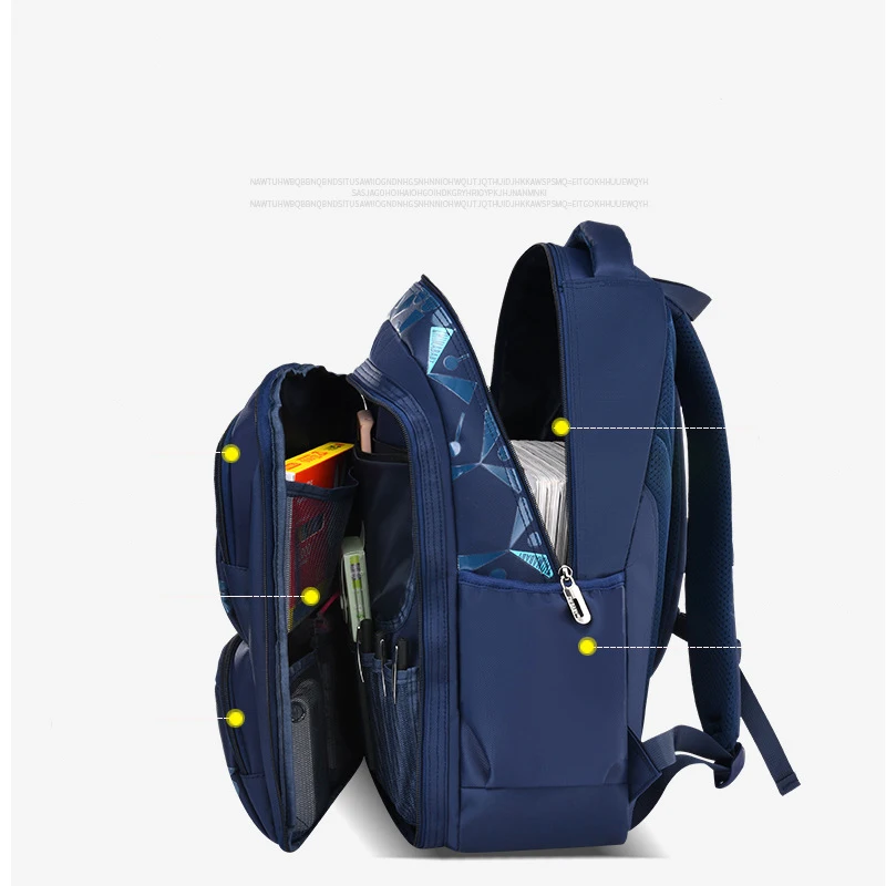 Grade 3-6 Waterproof Children School Bags Boys Primary School Backpacks Orthopedi Junior High Schoolbag Mochila Infantil