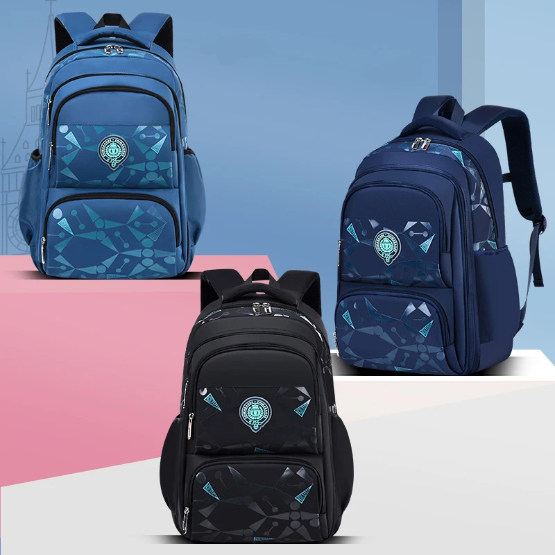 Grade 3-6 Waterproof Children School Bags Boys Primary School Backpacks Orthopedi Junior High Schoolbag Mochila Infantil