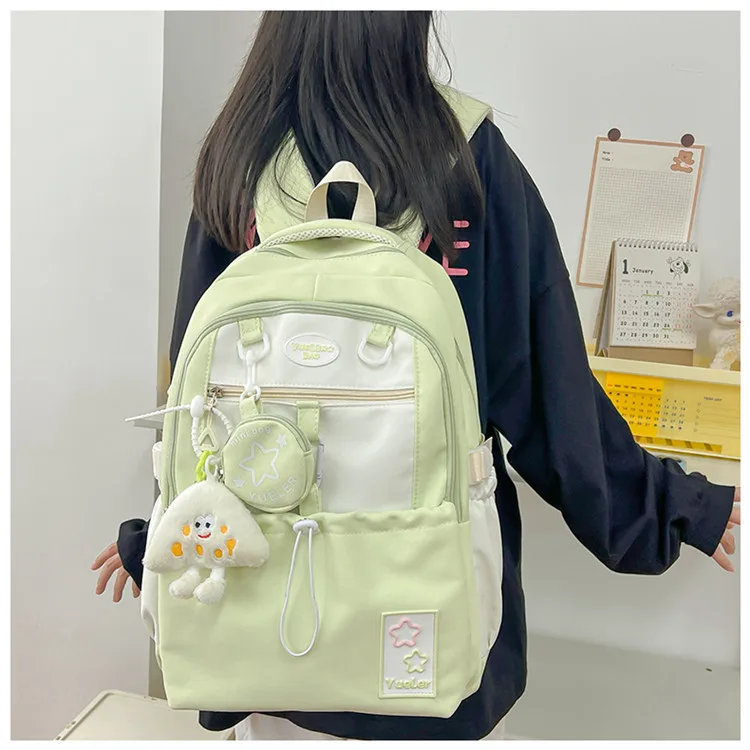 Largecapacitycutebackpackforteen girls Reusable Laptopbackpack for girls  backpacks for girls 10-12 LightanddirtresistantPresent