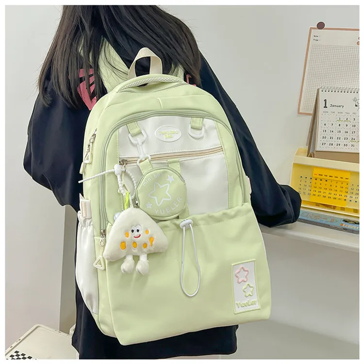 Largecapacitycutebackpackforteen girls Reusable Laptopbackpack for girls  backpacks for girls 10-12 LightanddirtresistantPresent