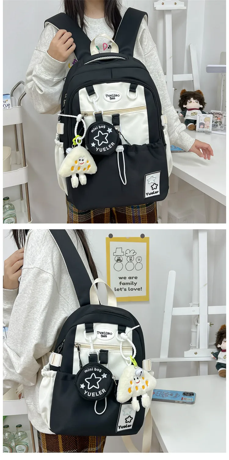 Largecapacitycutebackpackforteen girls Reusable Laptopbackpack for girls  backpacks for girls 10-12 LightanddirtresistantPresent