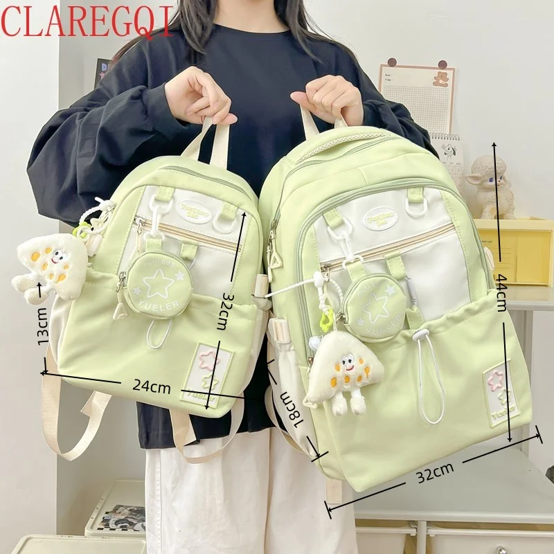 Largecapacitycutebackpackforteen girls Reusable Laptopbackpack for girls  backpacks for girls 10-12 LightanddirtresistantPresent