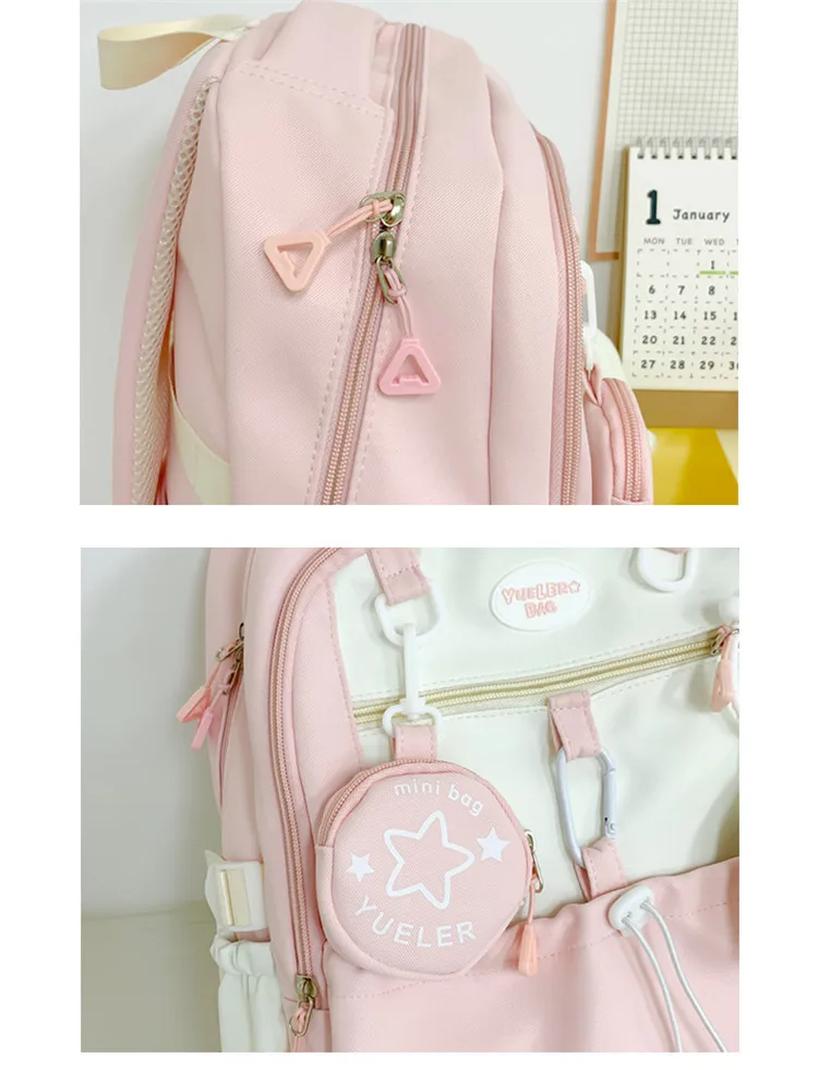 Largecapacitycutebackpackforteen girls Reusable Laptopbackpack for girls  backpacks for girls 10-12 LightanddirtresistantPresent