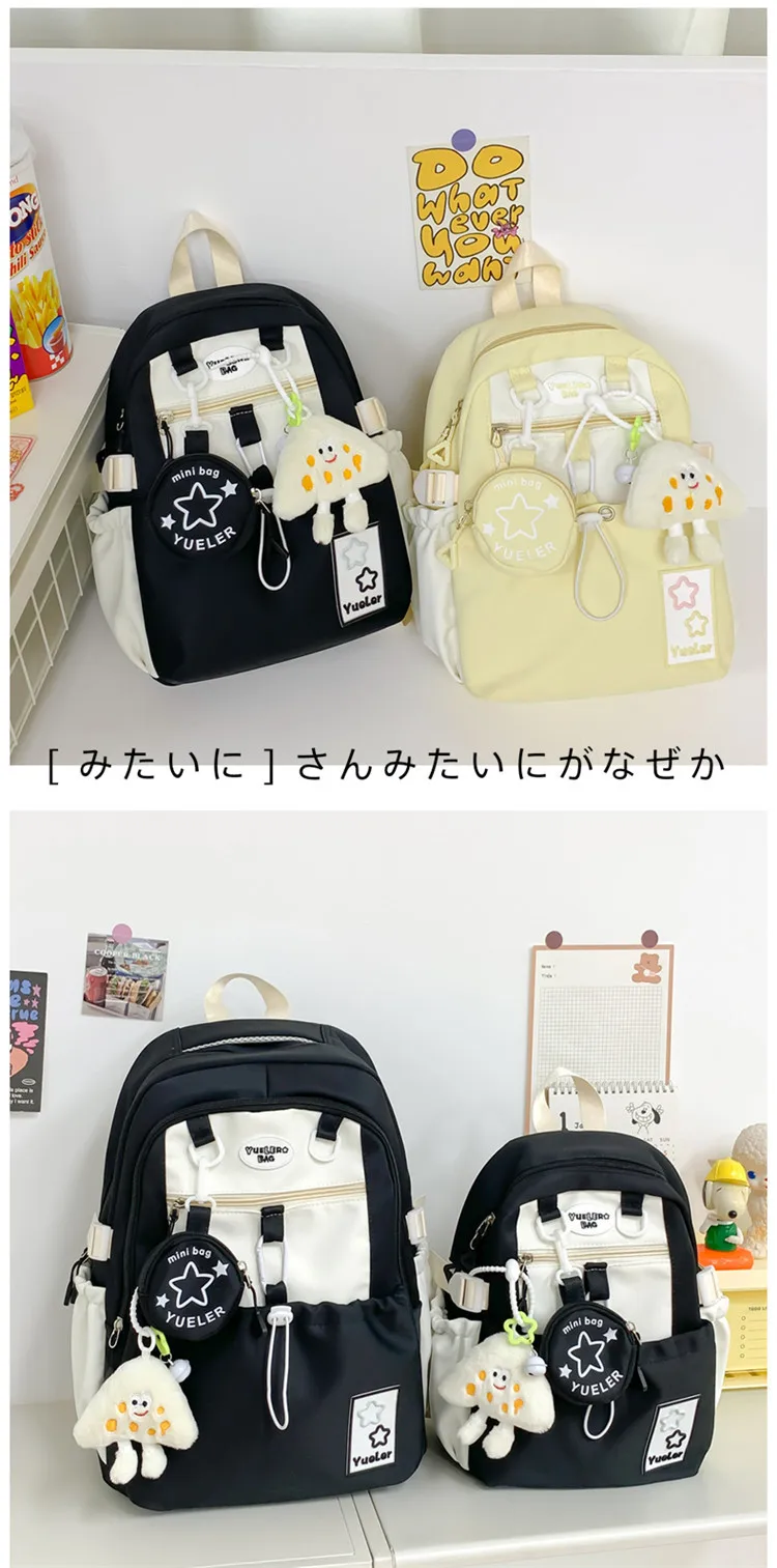 Largecapacitycutebackpackforteen girls Reusable Laptopbackpack for girls  backpacks for girls 10-12 LightanddirtresistantPresent