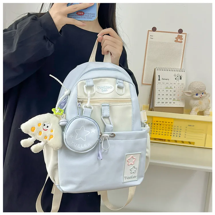 Largecapacitycutebackpackforteen girls Reusable Laptopbackpack for girls  backpacks for girls 10-12 LightanddirtresistantPresent