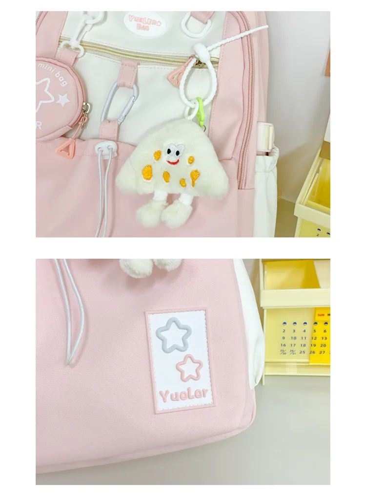 Largecapacitycutebackpackforteen girls Reusable Laptopbackpack for girls  backpacks for girls 10-12 LightanddirtresistantPresent