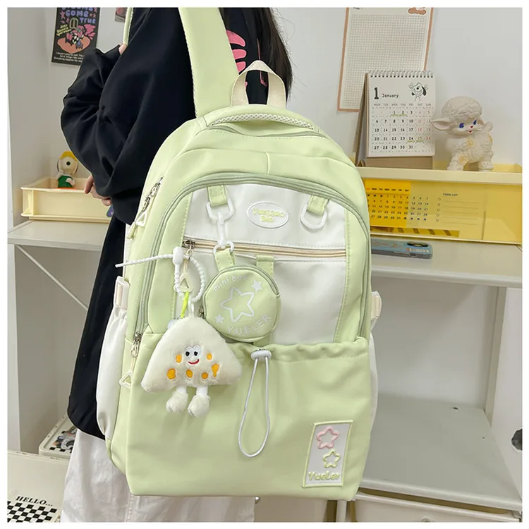Largecapacitycutebackpackforteen girls Reusable Laptopbackpack for girls  backpacks for girls 10-12 LightanddirtresistantPresent