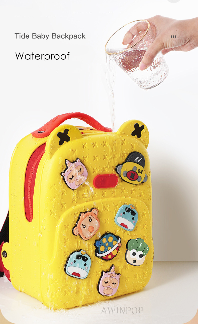 Kindergarten Kids Kawaii Backpacks for Girls Fashion DIY School Bags for Boys Waterproof Children Kids Cartoon Book Bag Gift