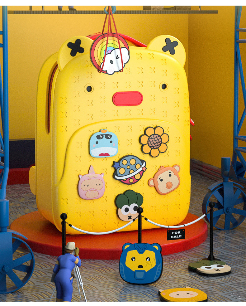 Kindergarten Kids Kawaii Backpacks for Girls Fashion DIY School Bags for Boys Waterproof Children Kids Cartoon Book Bag Gift