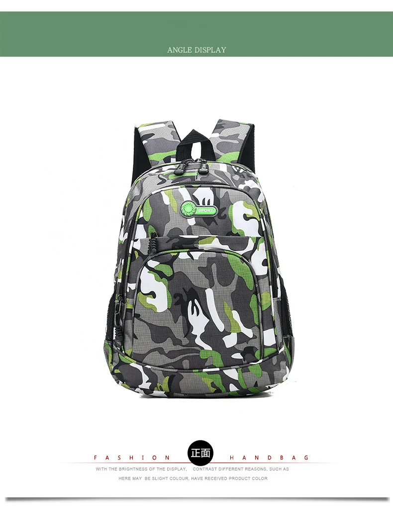 Camouflage Men Backpacks Travel Kids School bag Cool Boy Military School Bags For Teenage Boys Girls School Backpack sac mochila