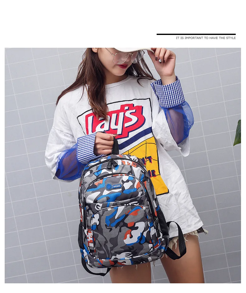 Camouflage Men Backpacks Travel Kids School bag Cool Boy Military School Bags For Teenage Boys Girls School Backpack sac mochila