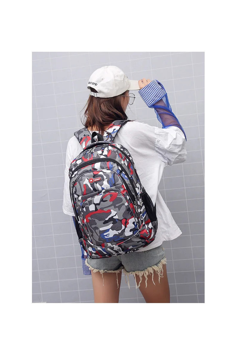 Camouflage Men Backpacks Travel Kids School bag Cool Boy Military School Bags For Teenage Boys Girls School Backpack sac mochila