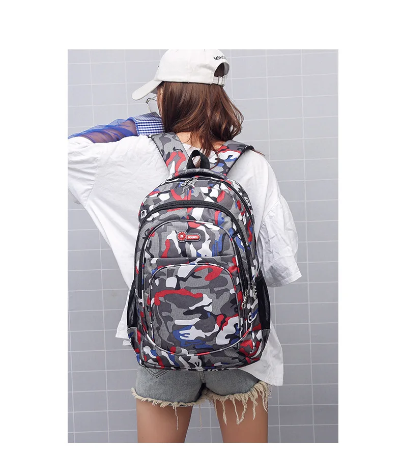 Camouflage Men Backpacks Travel Kids School bag Cool Boy Military School Bags For Teenage Boys Girls School Backpack sac mochila