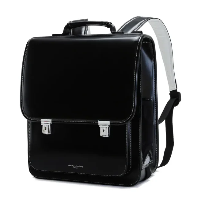Children PU leather Japan school Bag Ransel Randoseru Backpack Japan School Backpack for girls kid Orthopedic backpack book bag