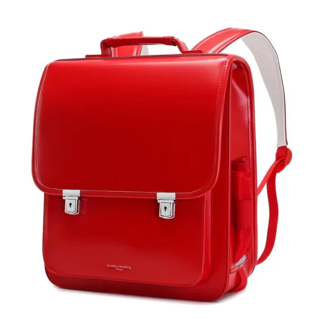 Children PU leather Japan school Bag Ransel Randoseru Backpack Japan School Backpack for girls kid Orthopedic backpack book bag