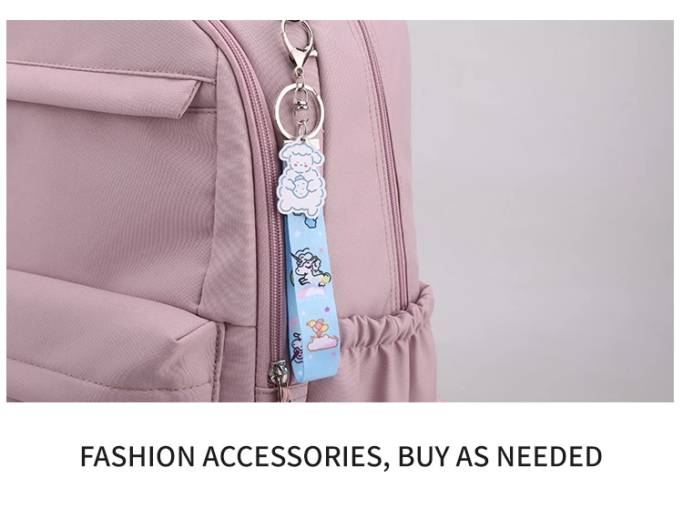 Suitable for Teenagers, School Bags, Backpacks, Double-Shoulder Backpacks, Pink School Bags, Backpacks Suitable for Elementary and Middle School Students