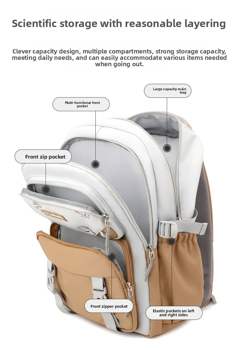 elementary school bags for girls 7 to 12 years Primary school backpack teenagers bag for books student shoulder bag for kids