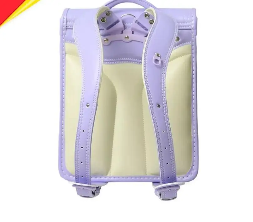 Girls Randoseru backpack PU leather Japanese school bags girls automatic lock Waterpoor PU leather schoolbag Randoseru bacpack