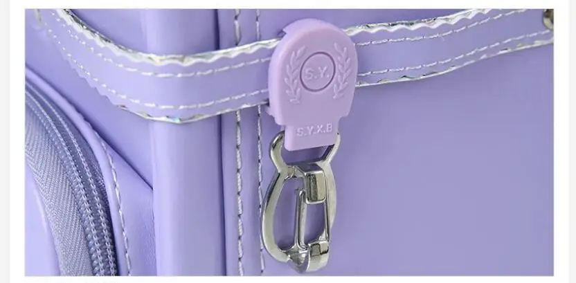 Girls Randoseru backpack PU leather Japanese school bags girls automatic lock Waterpoor PU leather schoolbag Randoseru bacpack