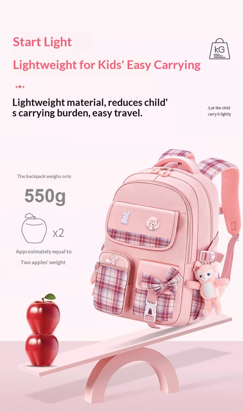 Children School Bags For Girls Kids Satchel Primary Orthopedic School Backpacks Princess Backpack Book Bag Schoolbag Knapsack