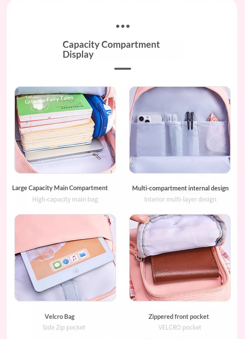Children School Bags For Girls Kids Satchel Primary Orthopedic School Backpacks Princess Backpack Book Bag Schoolbag Knapsack