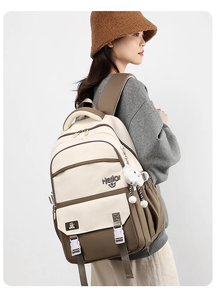 Kids Backpack for Girls Elementary School BookBags simple large capacity backpack School Bags for Middle high School Students