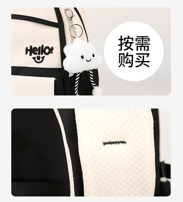 Kids Backpack for Girls Elementary School BookBags simple large capacity backpack School Bags for Middle high School Students