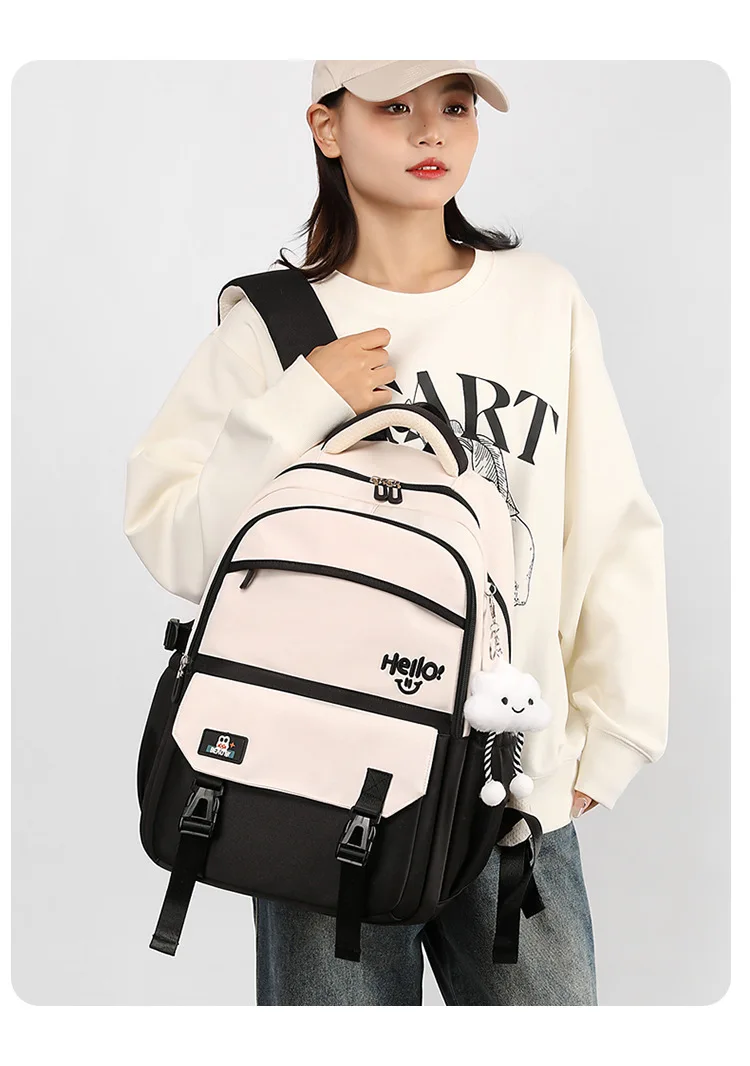 Kids Backpack for Girls Elementary School BookBags simple large capacity backpack School Bags for Middle high School Students