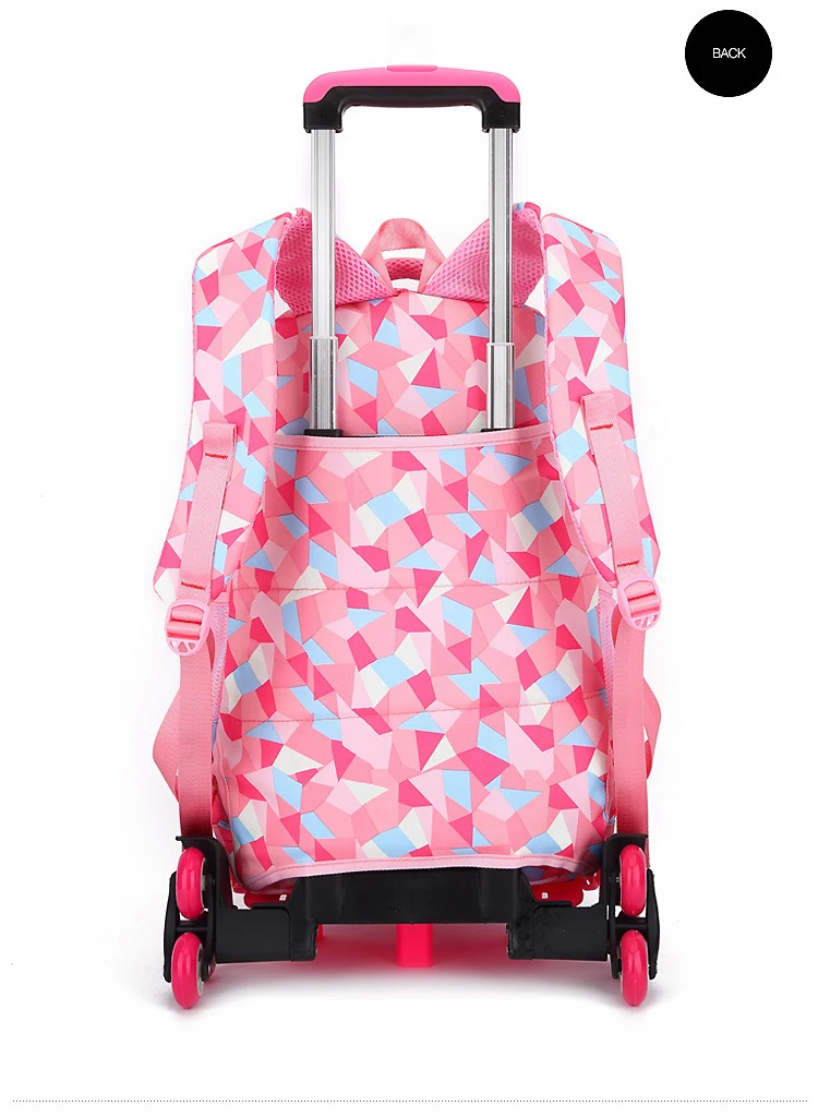 wheeled bags for girls kids Travel luggage Rolling School Bags Trolley bag Backpack On wheels Girls Trolley School backpacks sac