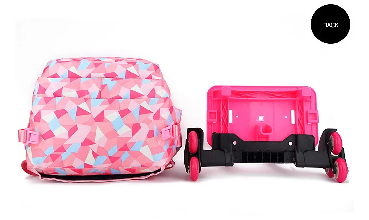 wheeled bags for girls kids Travel luggage Rolling School Bags Trolley bag Backpack On wheels Girls Trolley School backpacks sac