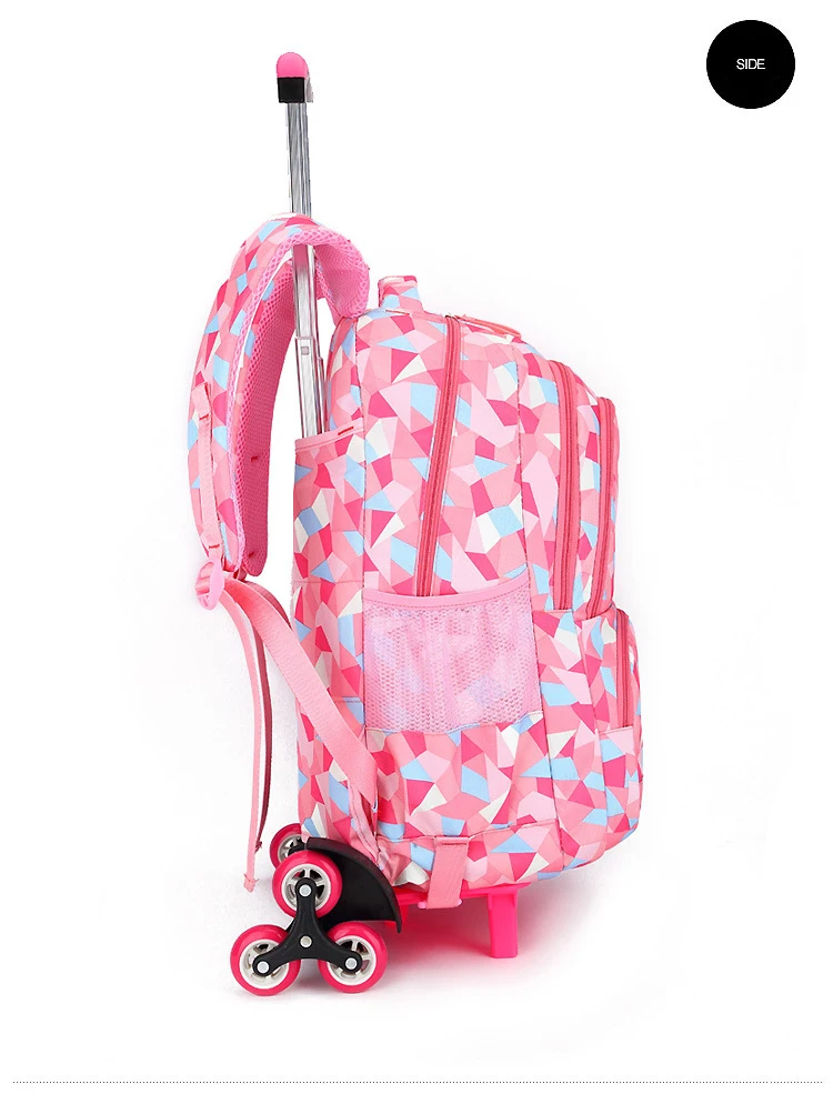 wheeled bags for girls kids Travel luggage Rolling School Bags Trolley bag Backpack On wheels Girls Trolley School backpacks sac
