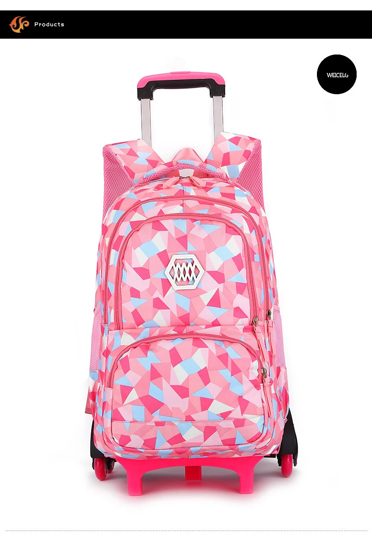 wheeled bags for girls kids Travel luggage Rolling School Bags Trolley bag Backpack On wheels Girls Trolley School backpacks sac